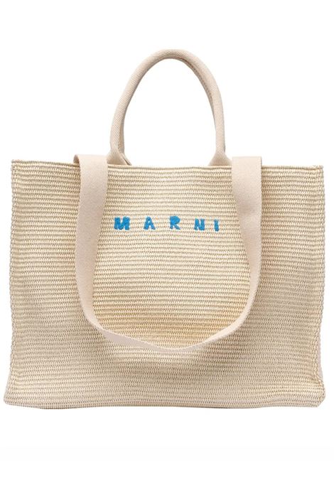 large basket bag woman off white MARNI | SHMQ0034U1 P386000W11
